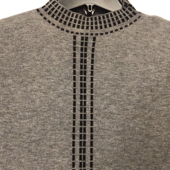 Knitwear, Dress midi, straight cut with semi turtle neck line - Picture 2 of 4